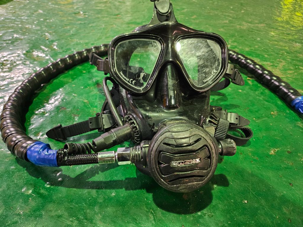 잠수 마스크 및 호스