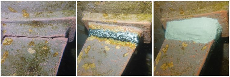 수중 용접 - 선박 수리